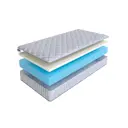 Матрас SkySleep Flex Memo 18 120x180 см беспружинный, полутораспальный, ортопедический