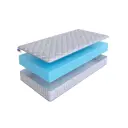 Матрас SkySleep Flex 18 145x195 см беспружинный, полутораспальный, ортопедический