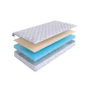 Матрас SkySleep Flex Plus 8 Latex 180x200 см беспружинный, двуспальный, ортопедический, латексный
