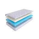 Матрас SkySleep Flex Plus Memo 14 70x190 см беспружинный, детский, ортопедический