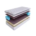 Матрас SkySleep Simple 3 BS 160x205 см зависимый пружинный блок, двуспальный, ортопедический