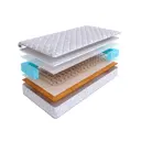 Матрас SkySleep Practic Firm BS 170x195 см зависимый пружинный блок, двуспальный, ортопедический