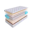 Матрас SkySleep Expert Relax S1000 65x190 см независимый пружинный блок, односпальный, ортопедический, латексный