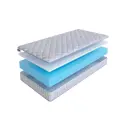 Матрас SkySleep Twist Model 6S 140x220 см беспружинный, полутораспальный, ортопедический