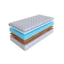 Матрас SkySleep Twist Model 10S 195x200 см беспружинный, двуспальный, ортопедический, кокосовый