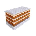 Матрас SkySleep Pleasure Mix 80x200 см беспружинный, односпальный, ортопедический, латексный