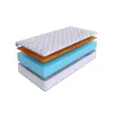 Матрас SkySleep Flex Plus 18 Cocos 130x200 см беспружинный, полутораспальный, ортопедический, кокосовый