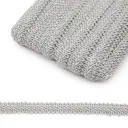 Тесьма отделочная Айрис 'Шанель' 13мм x 25м SR012 серый