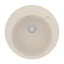 Врезная мойка Lemark Sula 500 50x50x20 см кварцевый песок цвет шампань