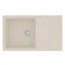 Врезная мойка Lemark Imandra 840 50x84x20 см кварцевый песок цвет шампань