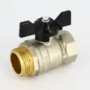 Кран шаровой LD Pride ø1" НР-ВР ручка бабочка