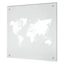 Защитный экран Borntoprint Карта мира 60x50x0.4 см закаленное стекло цвет прозрачный