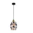 Светильник подвесной MyFar MR1690-1P Huston 1 лампа 5 м² цвет черный