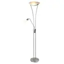 Торшер LUSSOLE LSP-0609 цвет белый/матовый никель