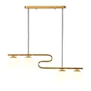 Люстра подвесная FAVOURITE 4037-4P Collana 4 лампы 4 м² цвет золото