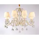 Люстра на штанге Ambrella Light TR4561 Traditional 8 ламп 23 м² цвет бежевый