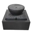 Декоративный фонтан Glq 88132G 37.5x23.5x23.5 см цвет серый кабель 5 м