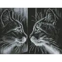 Алмазная мозаика на подрамнике Белоснежка Отражение 901-GT-S, 30x40 см