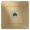 Розетка компьютерная встраиваемая Schneider Electric Blanca RJ45 UTP cat 5e цвет титан