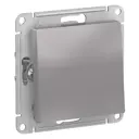 Выключатель встраиваемый Systeme Electric AtlasDesign ATN000361 1 клавиша цвет алюминий