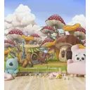 Фотообои флизелиновые Luxury walls 300x270 см Грибы AM13703