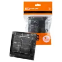 Выключатель встраиваемый Tdm electric Лама SQ1815-0649 2 клавиши цвет серый