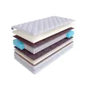Матрас SkySleep Pleasure Memo S500 110x180 см независимый пружинный блок, полутораспальный, ортопедический