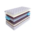 Матрас SkySleep Pleasure Memo DS 140x186 см независимый пружинный блок, полутораспальный, ортопедический