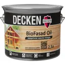 Защитное масло-лазурь DECKEN 02349 BioFasad цвет коричневый 2.5 л