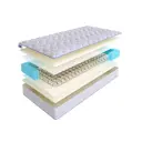 Матрас SkySleep Enjoy Double Foam BS 190x210 см зависимый пружинный блок, двуспальный, ортопедический