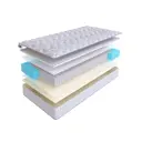 Матрас SkySleep Enjoy Fiber S1000 70x175 см независимый пружинный блок, детский, ортопедический