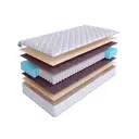 Матрас SkySleep Native Latex S500 140x195 см независимый пружинный блок, полутораспальный, ортопедический, латексный
