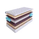 Матрас SkySleep Native Sleep Comfort S1000 160x220 см независимый пружинный блок, двуспальный, ортопедический, латексный