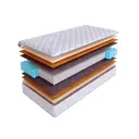 Матрас SkySleep Native Multi S1000 145x195 см независимый пружинный блок, полутораспальный, ортопедический, латексный, кокосовый