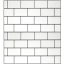 Комплект панелей ПВХ Lako Decor LKD-PH007 белый кирпич 600x300x2 мм 3.06 м²