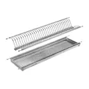 Сушилка для посуды Lemax 96 см 2 яруса цвет нержавеющая сталь