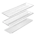 Сушилка для посуды Виор-плюс 76.5 см 2 яруса цвет хром