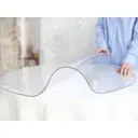 Скатерть жидкое стекло Crystaldesk TD3200-d109, круглая, 109x109 см, 2 мм, прозрачная