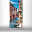 Фотообои флизелиновые Первое ателье 100x255 см Венецианская улица с гондолой pw70640-1