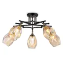 Люстра подвесная AMBRELLA LIGHT TR303035 TRADITIONAL 5 ламп 24 м² цвет черный/бронза