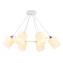Люстра подвесная AMBRELLA LIGHT TR303159 TRADITIONAL 6 ламп 24 м² цвет хром/белый