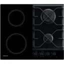 Комбинированная варочная панель Hiberg VM 6020 B 4 конфорки цвет черный
