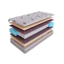 Матрас SkySleep Native PRO Orto Soft S1000 85x190 см независимый пружинный блок, односпальный, ортопедический, латексный