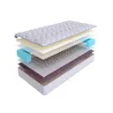 Матрас SkySleep ONE WAY 2 BS 140x200 см зависимый пружинный блок, полутораспальный, ортопедический