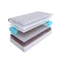 Матрас SkySleep ONE WAY 3 BS 145x230 см зависимый пружинный блок, полутораспальный, ортопедический