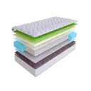 Матрас SkySleep ONE WAY 6 S500 145x230 см независимый пружинный блок, полутораспальный, ортопедический