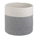 Кашпо Gerd Bergenson bjorn 28 см 27 см 16 л хлопок серый/серебристый