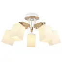 Светильник подвесной AMBRELLA LIGHT TR9518 5 ламп 24 м² цвет белый/золото