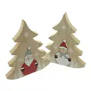 Декоративная фигурка Frank Елочки, Санта и снеговик 07647