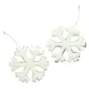 Набор декоративных предметов Frank Снежинки 07697, 2 шт